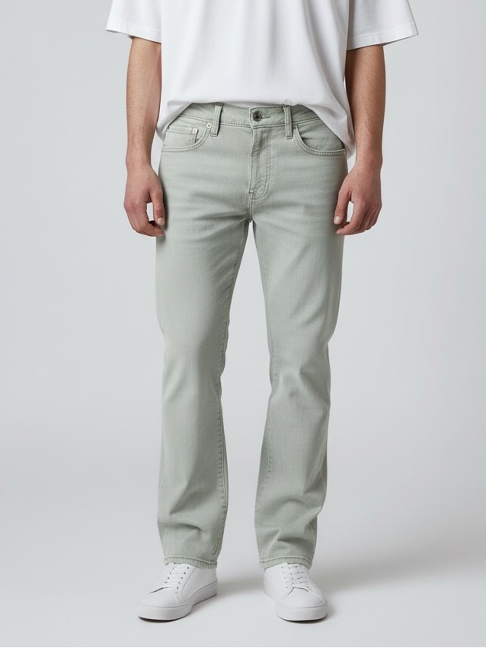 Men's Straight-Leg 514 Jeans in Dark Sage Green W32 L36
